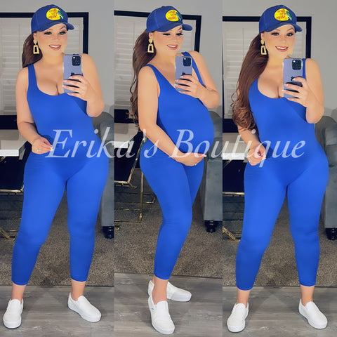 One Of A Kind Jumpsuit (Blue)